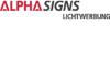 ALPHA SIGNS GMBH