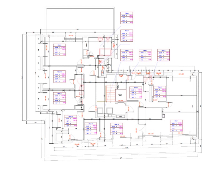 Plans 2D, élévations et coupes basés sur le relevé 3D de vos