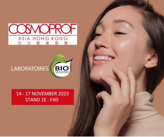 Nous participons au salon COSMOPROF HONG KONG