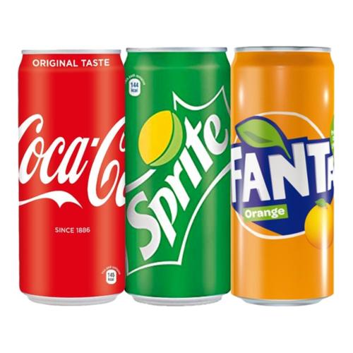 Cola Fanta Sprite